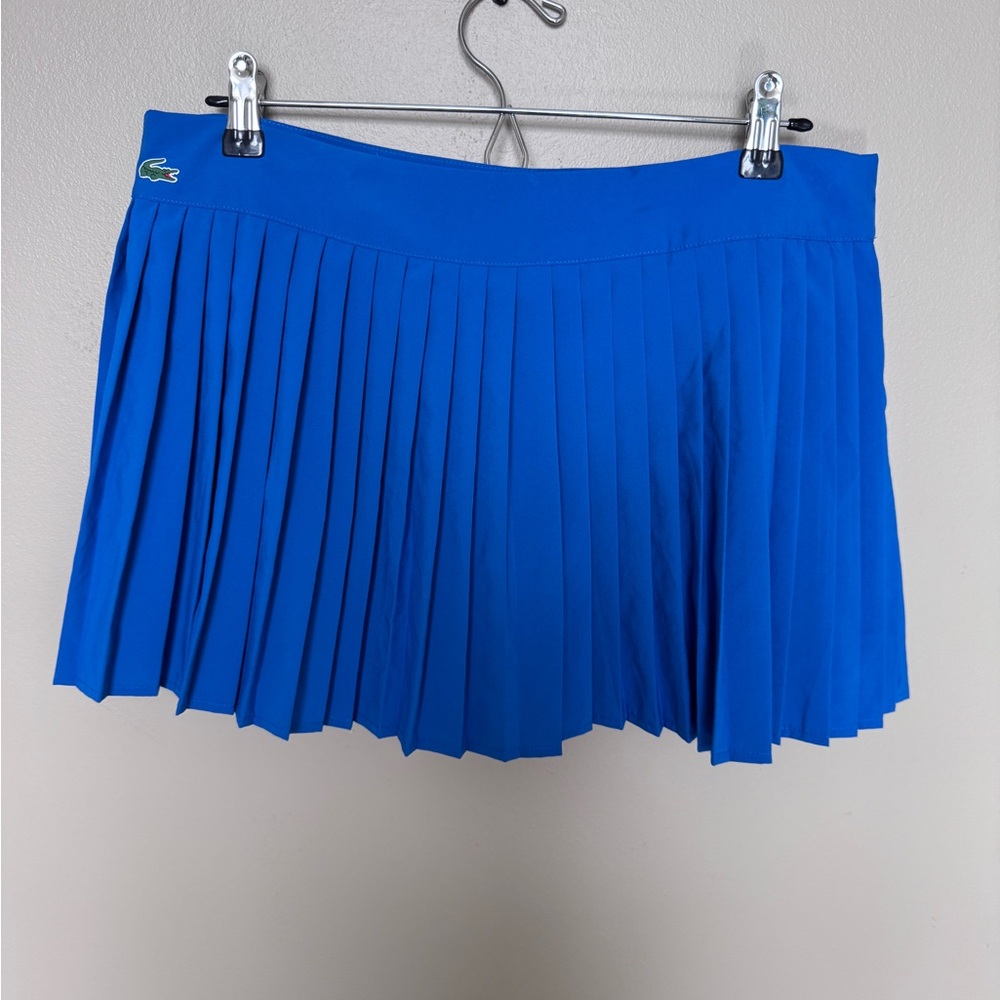 Lacoste royal blue pleated sport tennis skirt